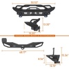 image:imageHooke Road Wrangler JL Winch Bumper Front and Rear Bumpers Set for 20182026 Jeep Wrangler JL JLU 24 Doors Tubular Bumper with Hitch Receiver LED Lights amp DringsBlack Steel