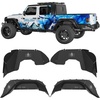 image:imageHooke Road Gladiator JT Aluminum Inner Fender Liners for 20202026 Jeep Gladiator JT 24 Doors Exclude Rubicon 36L Engine Spartan Front amp Rear Splash Guards Wheel Well Liner Covers  4PCSJT  Front  Rear Combo