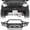 image:imageHooke Road Tacoma Front Bumper wWinch Plate for 20052011 Toyota Tacoma 2nd Gen Offroad Steel Tube Bumper with Skid Plate and 4 LED Lights