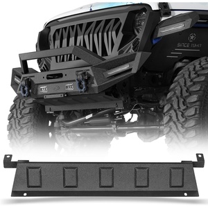image:imageHooke Road Steel Skid Plate Bumper Cover for 20182026 Jeep Wrangler JL amp Gladiator JT Offroad Lower Body Armor Guard Only Work with Selected Hooke Road Front BumperSkid Plate