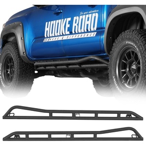 image:imageHooke Road Tacoma Rock Sliders KickOut Design for 20052023 Toyota Tacoma Double Cab Exclude TRD OffRoad TRD Sport Steel Tube Rocker Guard Nerf Bars for Rock Crawling