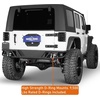 image:imageHooke Road JK Tubular Rear Bumper for 20072018 Jeep Wrangler JK amp Unlimited 24 Doors Rock Crawler Offroad Bumper wHitch Receiver amp Drings