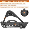 image:imageHooke Road JL JT Stinger Front Bumper Bull Bar Guard for 20182026 Jeep Wrangler JL amp Gladiator JT Aggressive Stubby Bumper with Winch Plate Drings LED Lights