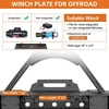 image:imageHooke Road JL JT Stinger Front Bumper Bull Bar Guard for 20182026 Jeep Wrangler JL amp Gladiator JT Aggressive Stubby Bumper with Winch Plate Drings LED Lights