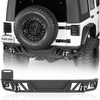 image:imageHooke Road JK Tubular Rear Bumper for 20072018 Jeep Wrangler JK amp Unlimited 24 Doors Rock Crawler Offroad Bumper wHitch Receiver amp Drings