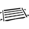 image:imageHooke Road 2 Doors JL Half Roof Rack for 20182026 Jeep Wrangler JL 2Door Hard Top No Drill Rooftop Steel Cross Bars Cargo Basket Platform