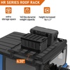 image:imageHooke Road 2 Doors JL Half Roof Rack for 20182026 Jeep Wrangler JL 2Door Hard Top No Drill Rooftop Steel Cross Bars Cargo Basket Platform