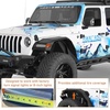 image:imageHooke Road Gladiator 112 Wide Front Fender Flares for 20182026 Jeep Wrangler JL amp Gladiator JT 2 PCS High Clearance Fenders Mud Guards Using Factory Turn Signal LightsJLJT  Front