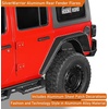 image:imageHooke Road Gladiator Aluminum Flat Fender Flares for 20182026 Jeep Wrangler JL amp Gladiator JT 98 Wide Front Fenders with Turn Signal Lights  2PCSJL  Rear