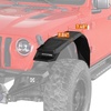 image:imageHooke Road Gladiator Aluminum Flat Fender Flares for 20182026 Jeep Wrangler JL amp Gladiator JT 98 Wide Front Fenders with Turn Signal Lights  2PCSJLJT  Front
