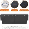 image:imageHooke Road Gladiator Bed Tool Box Lockable Cargo Storage for 20202026 Jeep Gladiator JT Solid Steel Waterproof Organizer Security Toolbox with Lock Keys