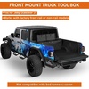 image:imageHooke Road Gladiator Bed Tool Box Lockable Cargo Storage for 20202026 Jeep Gladiator JT Solid Steel Waterproof Organizer Security Toolbox with Lock Keys