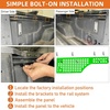 image:imageHooke Road Gladiator Side Bed MOLLE Panel Cargo Rack for 20202026 Jeep Gladiator JT Bed Rails Only  2PCS Wheel Well Tool Storage Organizer