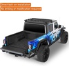 image:imageHooke Road Gladiator Side Bed MOLLE Panel Cargo Rack for 20202026 Jeep Gladiator JT Bed Rails Only  2PCS Wheel Well Tool Storage Organizer