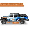 image:imageHooke Road Gladiator Side Steps Running Boards for 20202026 Jeep Gladiator JT 4Door 71 Drop Down Nerf Step Bars with Stainless Steel NonSlip Pads3Tube Side Steps