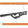 image:imageHooke Road Gladiator Side Steps Running Boards for 20202026 Jeep Gladiator JT 4Door 71 Drop Down Nerf Step Bars with Stainless Steel NonSlip Pads69 Drop Step Bars