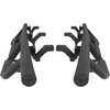 image:imageHooke Road Gladiator Side Steps Running Boards for 20202026 Jeep Gladiator JT 4Door 71 Drop Down Nerf Step Bars with Stainless Steel NonSlip Pads69 Drop Step Bars