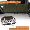 image:imageHooke Road Gladiator Side Steps Running Boards for 20202026 Jeep Gladiator JT 4Door 71 Drop Down Nerf Step Bars with Stainless Steel NonSlip PadsNonSlip Side Steps