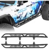 image:imageHooke Road Gladiator Side Steps Running Boards for 20202026 Jeep Gladiator JT 4Door 71 Drop Down Nerf Step Bars with Stainless Steel NonSlip Pads3Tube Side Steps