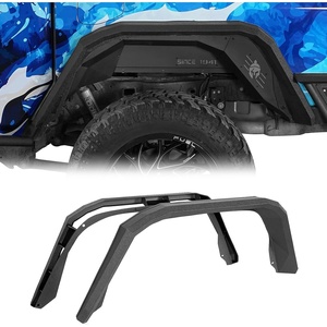 image:imageHooke Road Gladiator 112 Wide Front Fender Flares for 20182026 Jeep Wrangler JL amp Gladiator JT 2 PCS High Clearance Fenders Mud Guards Using Factory Turn Signal LightsJL  Rear