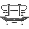 image:imageHooke Road TJ Front Bumper Brush Grille Guard for 19872006 Jeep Wrangler YJ TJ Solid Steel Rock Crawler Bumper with Full Bull Bar LED Lights Robust DRings