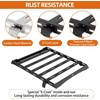 image:imageHooke Road TJ Roof Rack Platform Steel Cross Bars for 19972006 Jeep Wrangler TJ Hardtop Exclude Unlimited Overland Rooftop Cargo Basket Camping Luggage Carrier Rails