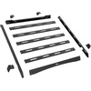 image:imageHooke Road TJ Roof Rack Platform Steel Cross Bars for 19972006 Jeep Wrangler TJ Hardtop Exclude Unlimited Overland Rooftop Cargo Basket Camping Luggage Carrier Rails