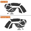image:imageHooke Road Wrangler YJ Front Inner Fender Liners for 19871995 Jeep Wrangler YJ 2 PCS Classic Wheel Well Liner Splash Mud Guard Covers Black Steel