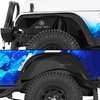 image:imageHooke Road Wrangler YJ Front and Rear Inner Fender Liners Set for 19871995 Jeep Wrangler YJ 4 PCS Black Steel Classic Mud Guards Wheel Well Fenders
