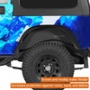 image:imageHooke Road Wrangler YJ Rear Inner Fender Liners for 19871995 Jeep Wrangler YJ Black Steel Classic Mud Guards Wheel Well Fenders  2 PCS