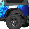 image:imageHooke Road Wrangler YJ Rear Inner Fender Liners for 19871995 Jeep Wrangler YJ Black Steel Classic Mud Guards Wheel Well Fenders  2 PCS