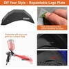 image:imageHooke Road Wrangler YJ Rear Inner Fender Liners for 19871995 Jeep Wrangler YJ Black Steel Classic Mud Guards Wheel Well Fenders  2 PCS