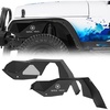 image:imageHooke Road Wrangler YJ Front Inner Fender Liners for 19871995 Jeep Wrangler YJ 2 PCS Classic Wheel Well Liner Splash Mud Guard Covers Black Steel