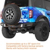 image:imageHooke Road 2126 Bronco Rear Bumper for 20212026 Ford BroncoExclude Bronco Sport amp Raptor Offroad Heavy Duty Steel Back Bumper with 218W LED Lights Sensor Holes