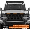 image:imageHooke Road Bronco Hood Protector Bug Shields Deflector Guard wAmber Running Lights for 20212026 Ford Bronco Excludes Sport