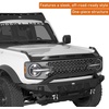 image:imageHooke Road Bronco Hood Protector Bug Shields Deflector Guard wAmber Running Lights for 20212026 Ford Bronco Excludes Sport