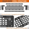image:imageHooke Road Bronco Overhead MOLLE Panel Roll Bar Storage Rack for 20212026 Ford Bronco 4 Door Hardtops Exclude Bronco Sport amp Raptor Rear Trunk Cargo Organizer