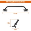 image:imageHooke Road Bronco Push Bull Bar Brush Guard for 20212026 Ford Bronco ONLY for Models with Factory Modular Steel Front Bumper Integrated Mount for 17 Light Bar or Pod Lights