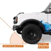 image:imageHooke Road Bronco Sleek Front Bumper for 20212026 Ford Bronco 24 Doors Exclude Bronco Sport amp Raptor Street Style Bumper with Sensor Holes License Plate Bracket LED Lights