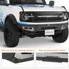 image:imageHooke Road Bronco Sleek Front Bumper for 20212026 Ford Bronco 24 Doors Exclude Bronco Sport amp Raptor Street Style Bumper with Sensor Holes License Plate Bracket LED Lights