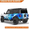 image:imageHooke Road Bronco Sleek Rear Bumper wLED Lights for 20212026 Ford Bronco 24 Doors Exclude Bronco Sport amp Raptor Street Style Bumper Works with Backup Sensors and Receiver Hitch