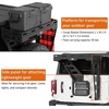 image:imageHooke Road Bronco Tailgate Spare Tire Cargo Basket Rack for 20212026 Ford Bronco 24 Doors Exclude Bronco Sport Rear Cargo Storage Tray for Overlanding Gear