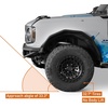image:imageHooke Road Bronco Tube Front Bumper For 20212026 Ford Bronco Not for Bronco Sport amp Raptor Baja Style for Street Driving amp Light OffRoad Sturdy Steel Bumper with 72W LED Light Bar