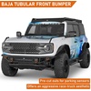 image:imageHooke Road Bronco Tube Front Bumper For 20212026 Ford Bronco Not for Bronco Sport amp Raptor Baja Style for Street Driving amp Light OffRoad Sturdy Steel Bumper with 72W LED Light Bar