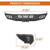 image:imageHooke Road 1421 Tundra Front Bumper for 20142021 Toyota Tundra Full Width Sturdy Steel Bumper Guard with LED Lights Sensor Holes License Plate Bracket