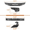 image:imageHooke Road 2021 Tundra Front and Rear Bumper Set for 20142021 Toyota Tundra Rugged Design for Daily Driving amp Light OffRoad Solid Steel Bumper Guard with LED Lights amp License Plate Bracket
