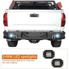 image:imageHooke Road 2021 Tundra Front and Rear Bumper Set for 20142021 Toyota Tundra Rugged Design for Daily Driving amp Light OffRoad Solid Steel Bumper Guard with LED Lights amp License Plate Bracket