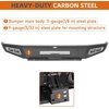image:imageHooke Road 2021 Tundra Front and Rear Bumper Set for 20142021 Toyota Tundra Rugged Design for Daily Driving amp Light OffRoad Solid Steel Bumper Guard with LED Lights amp License Plate Bracket