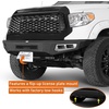 image:imageHooke Road 2021 Tundra Front and Rear Bumper Set for 20142021 Toyota Tundra Rugged Design for Daily Driving amp Light OffRoad Solid Steel Bumper Guard with LED Lights amp License Plate Bracket