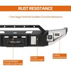 image:imageHooke Road Tundra Offroad Front Bumper wBull Bar Guard for 20142021 Toyota Tundra Regular Cab Double Cab CrewMax Rugged Design Steel Bumper with Winch Plate LED Lights Sensor Holes